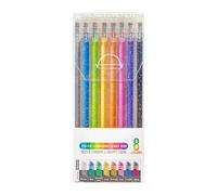 Stylos à encre gel à paillettes ton pour livres de coloriage, journal, artisanat, dessin, art de la rentrée scolaire, adolescente (1 ml) (A, 15,9 x 6,7 x 1 cm)