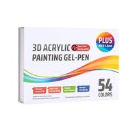Stylos à encre gel acrylique colorés, marqueurs à dessin rétractables avec pointe de 1 mm | Lot de stylos gel colorés | Pour la maison, l'école, les travaux manuels, les croquis, le journal