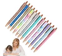 Stylos à encre gel drôle, stylos gel amusants, lot de 12 stylos rétractables | Note Prenez des fournitures de papeterie, outils d'écriture à séchage rapide portables pour homme d'affaires