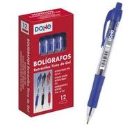 MTL 79596 - Boîte de stylos à bille, encre gel rétractable 0.7 mm, LOT de 12
