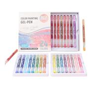Stylos à encre gel pour étudiants | Stylos gel colorés pour scrapbooking, papeterie, écriture lisse, 1 mm, crayon de peinture pour adultes,