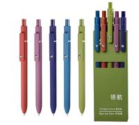 Stylos à encre gel - Stylos Star Traveler | Crayon de couleurs tendance assorties | Crayon gel rétractable avec prise en main confortable | Outil d'écriture lisse, marqueur de prise de notes