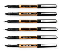Stylos À Encre Liquide Uni-Ball Eye UB-150-10 Large 1,0mm Noir Paquet De 6