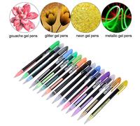 Stylos à Gel à Paillettes ColoréEs, Gouache NéOn MéTallique, Stylo à Dessin Pour Croquis, Papeterie Scolaire, 48 PièCes