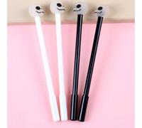 Stylos À Gel De Couleur Noire, Rechargeables, 0.5mm, Liquide, Pour Étudiants Et Enfants, Pack De 10