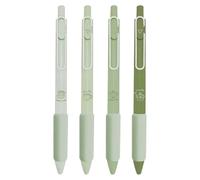 Stylos À Gel Neutre, 4 Stylos D'écriture Résistants Aux Taches - Pointe ST Rétractable, Encre À Séchage Rapide, Finition Givrée | Papeterie Élégante Pour Notes De Devoirs, Projets Artistiques De Burea