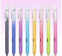 Stylos à gel WRITECH Fine Point : Stylos à encre rétractables de couleur assortie Écriture fluide 8 pièces Multicolore Pointe moyenne 0,7 mm pour journal intime et coloriage Sans dégâts, sans tache ni