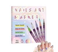 Stylos à Ongles 12 Pièces Liner Séchant Rapidement Anti Bavures