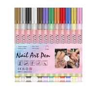 Stylos à ongles At - Signaux de conception de manucure, stylos à ongles acryliques | Stylos à ongles à séchage rapide, outils de décoration d'ongles imperméables, stylos à dessin
