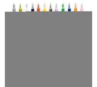 Stylos À Ongles Crayon Double Pointe 12 Couleurs