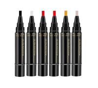 Stylos À Ongles - Ensemble De 6 Pièces, Formule À Séchage Rapide, Pigment Longue Tenue, Applicateur À Pointe Fine Pour Œuvres D'art De Précision | Idéal Pour Les Séances De Pratique Des Adolescents, L