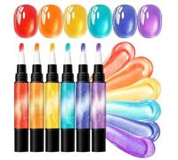 Stylos à Ongles Gel Set de Manucure Séchage de Six Pièces