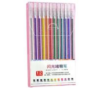 Stylos à paillettes-ensemble de marqueurs à paillettes pour Scrapbooking, outils d'écriture colorés pour et adultes, livres de coloriage, cartes, journalisation, artisanat