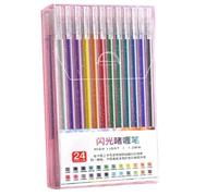 Stylos à paillettes, stylos à paillettes, feutres à paillettes, pour scrapbooking, ensemble créatif, stylos à dessin pour artistes, stylos à écrire et peindre, stylos à croquis et griffonnage, Artig