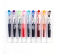 Stylos À Plume Jetables Colorés, 9 Pièces, Pour Écrire, 9 Couleurs Assorties, Grande Capacité, Pointe Extra Fine, Ensemble De Stylos Colorés Classiques-9pcs Fountain