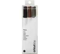Stylos À Pointe Fine Joy¿ 0,4, Noir/Marron/Gris (3 Ct)