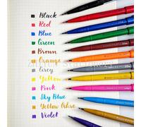 Stylos À Pointe Souple Et Flexible,24 Couleurs Disponibles,Nouvelle Brosse De Couleur Pastel Pour Le Lettrage - Type 12pcs Classic Color