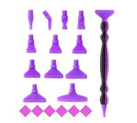 Stylos à pois en strass, outils applicateurs de perles, ensemble de pointes filetées de précision, kit de style de gemmes, outil de bricolage créatif pour débutants adultes, artistes, loisirs créatifs