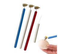 Stylos À Pour L'art Des Œufs De Pâques - Ensemble D'applicateurs De Pigments Liquides, Pointes Métalliques De Trois Tailles, Outil De Retouche Précis, Kit De Coloration Des Œufs Pysanky, Ensemble