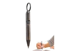 Stylos à rétractables - Stylo étudiant - Stylo professionnel de poche en laiton, porte-clés multifonctionnel pour stylo d'écriture d'affaires, école