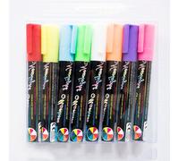 Stylos À Surligneurs De 8 Couleurs 6mm, Marqueurs De Nettoyage À Lingettes Réversibles, Couleurs Fluo, Pour Bricolage D'album, Carte De Scrapbooking Artisanale