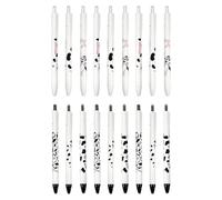 Stylos À Vache 18 Pièces, Stylos À Gel À Clic Intéressants, Stylos À Bille À Motif De Vache Mignon, Stylos À Encre Noire, Papeterie Pour Étudiants