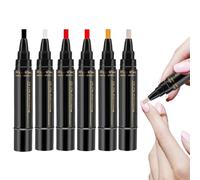 Stylos à Vernis à Ongles pour Filles 6 Pièces Longue Durée Séchage Outil