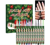 Stylos À Vernis Pour Ongles Liner De Noël Imperméable À Séchage