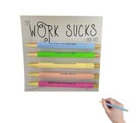 Stylos amusants pour le travail, stylos de divertissement pour adultes, stylos amusants et élégants, stylos amusants pour enfants - Ensemble d'outils d'écriture légers et stylos, stylos noirs avec Co