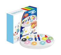 Stylos aquarelle - Lot de marqueurs pinceaux de 25,4 cm pour, marqueurs artistiques vibrants avec pointes flexibles et design de tampon, outils de coloriage pour expression créative