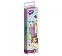 Stylos arc-en-ciel en boîte 4 pcs