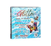 Stylos artistiques double face avec pointes de pinceau souples pour projets de coloriage créatifs et marqueurs d'art double face