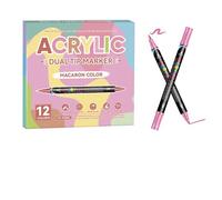 Stylos artistiques flexibles double face pour coloriage créatif et utilisation scolaire marqueurs de peinture aquarelle