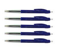 Stylos bille - BIC - M10 CLIC - Pointe Moyenne 1 mm - Encre Bleue