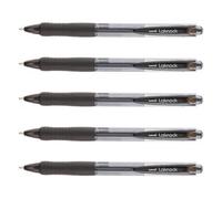 Stylos bille Laknock SN100/14 - UNI-BALL - Noir - Pointe Large 1,4mm - Rétractable - Rechargeable