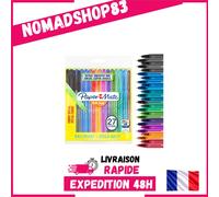 Stylos bille Paper Mate InkJoy 100ST pointe 1 mm lot 27 couleurs