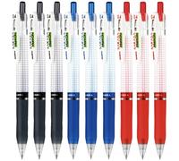 Stylos bille Zebra Sarasa Mark On Gel Ink 0,4 mm Couleur d'encre Noir Bleu Rouge Lot de 9