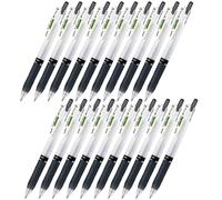 Stylos bille Zebra Sarasa Mark On Gel Ink 0,4 mm Couleur d'encre Noir Lot de 20