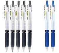 Stylos bille Zebra Sarasa Mark on Gel Ink 0,5 mm Couleur d'encre 5 Noir 2 Bleu Total 7