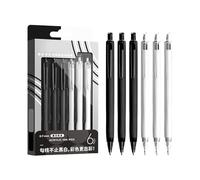 Stylos colorés à pointe fine | 6 couleurs lavables rétractables écriture 0,7 mm | Lot de stylos colorés acryliques pour bureau, école, journal, écriture créative, croquis artistiques, storyboard de