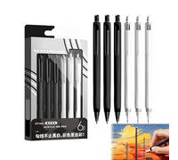 Stylos colorés à pointe fine, 6 couleurs lavables, rétractables, écriture 0,7 mm, stylos à encre colorée à pointe fine, pour bureau, école, journal, écriture créative, croquis artistiques, storyboard
