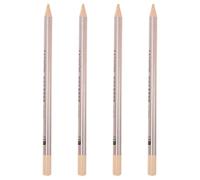 Stylos Correcteurs en Bois 4 Pièces pour Taches et Ombres sous Yeux | Couverture Précise des Imperfections, Format Voyage Pratique, Lot de Quatre Stylos en Bois