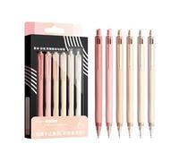 Stylos de couleur à pointe fine - Rétractable 0,7 mm 6 Couleurs Lavable | Stylos à pointe fine colorés | pour journaling écriture peinture à l'eau dessin et esquisses