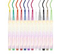 Stylos de marquage des ongles - 12 couleurs marqueurs de manucure | Stylos à dessin pour | Conception de points de lignes précises | Accessoires créatifs idée cadeau pour Noël femme femme pet