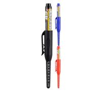 Stylos de marqueurs Long Nib | 3x marqueur de stylo long imperméable pour trou profond | Construction intérieure utilise un marqueur à long nez en métal en bois pour l'installation de la porte, la