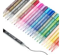 Stylos De Peinture Acrylique Extra Fins, 0.7mm, 24 Couleurs, Encre Permanente Et Étanche À Base D'eau