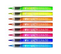 Stylos de Peinture Faciale,Stylo UV Réactif Doux et | Maquillage Fluorescent pour le Visage et le Corps - Pour Toute La Et Adultes Halloween Fêtes Cosplay Événements Festifs