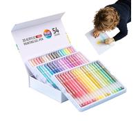Stylos de peinture gel pour coloriage | Marqueurs de coloriage rétractables avec pointe de 1 mm pour dessin, gribouillage, écriture, maison, école, artisanat, journal