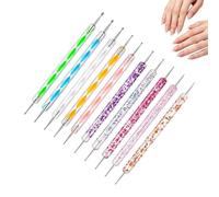 Stylos De Pointillage Pour Ongles 10 Pièces Outils Marbrage Manucure