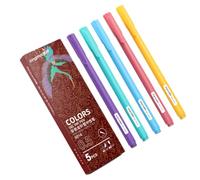 Stylos d'écriture lisses colorés, stylos de couleur pour scrapbooking 5 | Stylos à dessin colorés pour Écriture, journalisation, école, étudiants, journal de l'étudiant, éc E